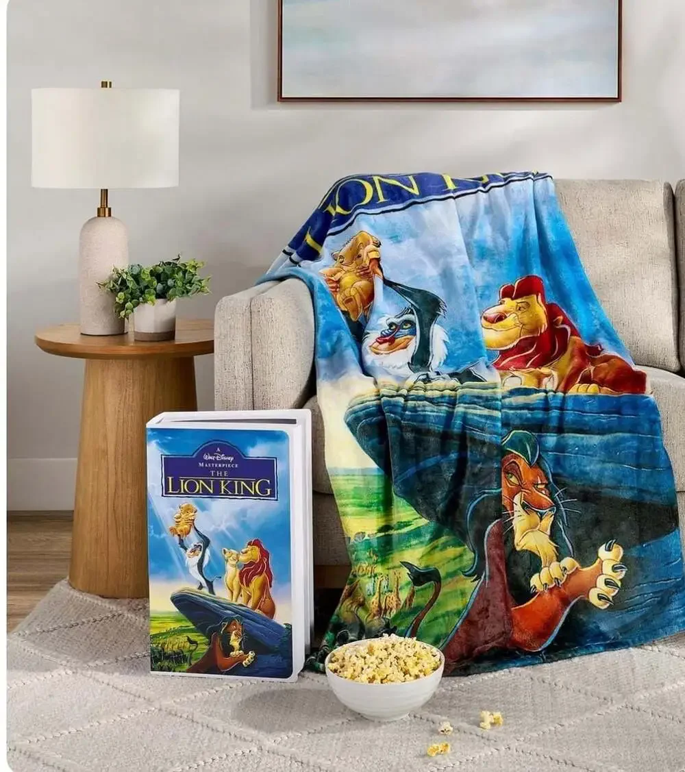 Disney The Lion King Classic VHS Boxed Silk Touch Throw Blanket 50